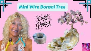 Step by step, How to make a Gemstone Wire Tree