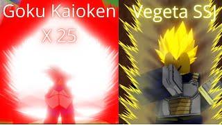 Goku (KaiokenX25) Vs SSJ Vegeta (DBN)