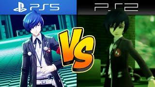 Persona 3 Reload Graphics Comparison (PS5 VS PS2)