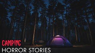 7 Creepy Camping HORROR Stories | With Rain Sounds