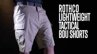 Lightweight Tactical BDU Shorts - Rothco Product Breakdown