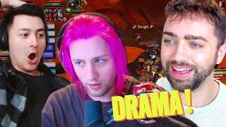 Pikaboo Reacts To DRAMA ARI_N3KO with SODAP & Mizkif  FUNNY Clips | WoW Classic Hardcore OnlyFangs