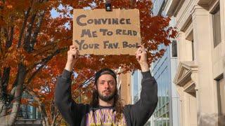 Strangers Convince Me To Read Their Favorite Books