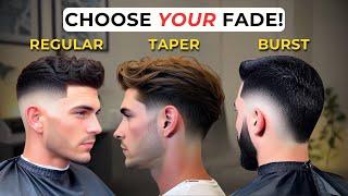 Different Types of FADES -  Watch This Before Your Next Haircut! Super Easy Fade Guide