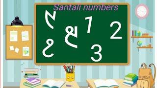 santali ol chiki numbers with english.