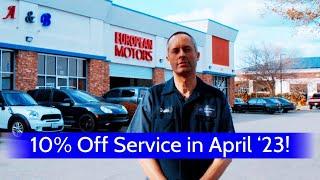 10% Off Repair for Tax Time 2023 | Mercedes, Land Rover, Porsche | Rocklin California