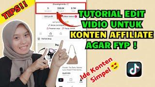 STRATEGI EDIT VIDEO TIKTOK AGAR LANGSUNG FYP! TRIK RAHASIA MASUK FYP TIKTOK - QUEEN TUTORIALKU