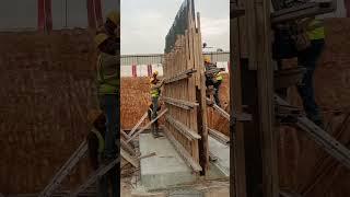 Firewall Shuttering - Formwork - substation construction site - Mr Civil Engineer