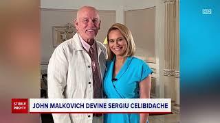 John Malkovich, interviu cu Andreea Esca. „Nimic nu urăsc mai mult pe lume decât microfoanele astea”