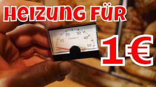 JUST AWESOME! Heater for 1 € - DIY heating for your van / motorhome / car - LIFE HACK HEATING