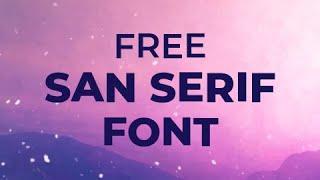 10 Free Sans Serif Font