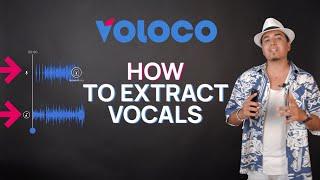 How to Remove Vocals From A Song With VOLOCO // Voloco Vocal Remover Feature // Extract Vocals