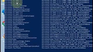 Uninstall any Built-in Apps with powershell in Windows 11