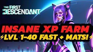 The First Descendant - HUGE XP Farm | LVL 1 - 40 INSANELY FAST | + Mats & Master LVL