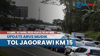 Pantauan Arus Mudik Lebaran 2023, Tol Jakarta-Bogor-Ciawi (Jagorawi) KM 15 Ramai Lancar