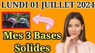 Lundi 01/07 Pronostics Quinté + PMU: Découvrez mes Bases Incontournables + Chevaux de Complément|