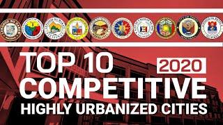 Top 10 most competitive highly urbanized cities in Philippines for 2020 | National Competitiveness