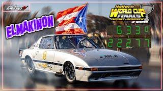 El Makinon World Fastest Mazda Rx7 6.33 @222mph - Runner Up World Cup Finals 2024