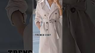 5 Different types of coat for women with names