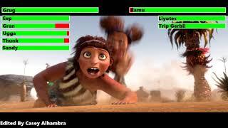 The Croods (2013) Opening Scene with healthbars (Birthday Special)