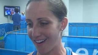 Shannon Rowbury After Making 1500m Final at 2009 Worlds