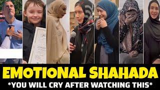 You Will Cry After Watching This!! SHAHADA COMPILATION | Part 1