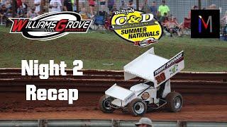 2024 Williams Grove Summer Nationals Night Two Recap (Matt's Race News)