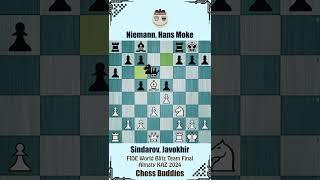 FIDE World Blitz Team Final || Sindarov, Javokhir vs Niemann, Hans Moke || Almaty KAZ 2024