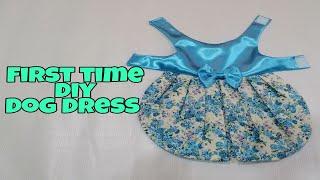 DIY Dog Dress // How to make a dog dress pattern // Easy, Simple, and Nice