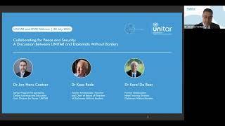 Webinar 1 - Collaborating for Peace & Security: UNITAR & Diplomats Without Borders