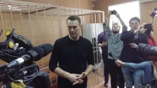 Первое интервью Навального после задержания на Тверской