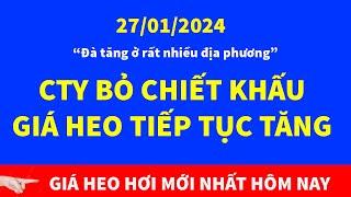 Giá heo hơi ngày hôm nay 27/1/2024 | Giá heo tiếp đà tăng ở rất nhiều địa phương | Tin Nóng Mỗi Giờ