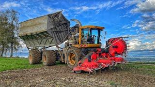 Claas Jaguar MEGA COMBINE for silage, UKRAINIAN on a Farm in Switzerland