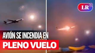 CANADÁ: AVIÓN se INCENDIA con más de 300 PASAJEROS durante vuelo | #LR