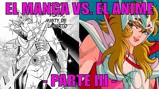 SAINT SEIYA: Manga VS. Anime - Parte III: Los Caballeros De Plata