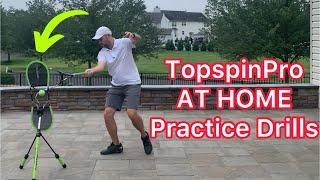 Practice AT HOME With The TopspinPro (Tennis Tips And Drills)