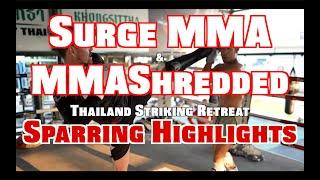 Sparring Highlights - MMAShredded & Surge MMA Thailand Retreat 2023 - Part V