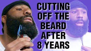 Cutting Off 8 Years Of Beard Growth ️ |  | @NateMatthews Beard Removal | Big Chop 