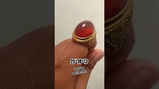 Cincin RED MUMBUL JENONG JUMBO #batucincin #batuakik #chalcedony #gems #hunting #amethyst #agate