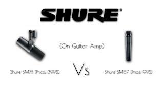 Shure SM7B Vs SM57 (Guitar Amp)