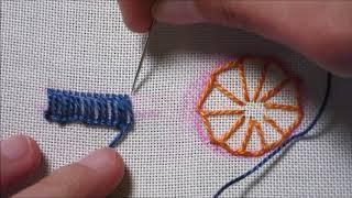 Knopflochstich Stick-Stich Tutorial