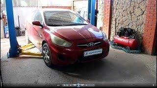 Замена переднего левого ШРУСа на Hyundai Solaris 2011 года Хендай Солярис 1,4 #авторемонт