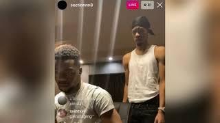 Section8 Chichi Cooking Up Beats For Lil Baby Upcoming Project In Studio Instagram Live | IG LIVE TV