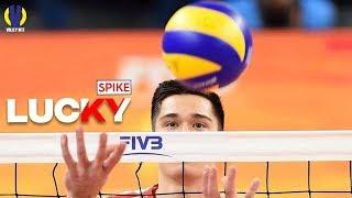 Top 10 Lucky Spike as EXPECTED of Players | Volleyball Actions