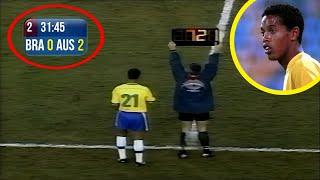 BRASIL TAVA PERDENDO POR 2 A 0, ATÉ QUE RONALDINHO ENTROU NO SEGUNDO TEMPO E MUDOU O JOGO!