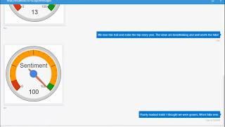 Chatbot: Microsoft Azure Text Analytics API - Sentiment