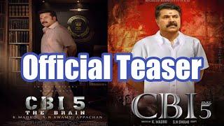 Cbi 5 The Brain Mammootty Movie Official Teaser | Cbi 5 Mammootty Teaser | Cbi 5 The Brain Movie