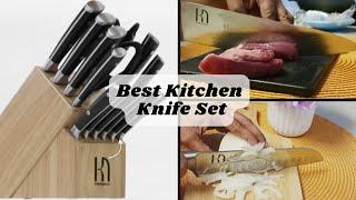 Best Kitchen Knife Set | Knife Saga 15 Pcs Kitchen Knife Set Review