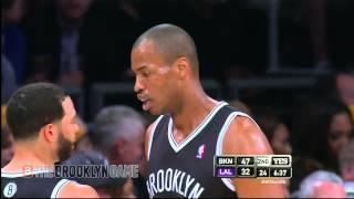 Jason Collins Helped Up By Nets Teammates In Debut