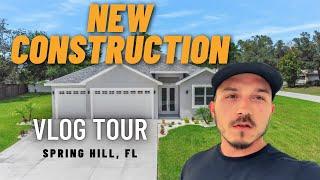 New Construction Home in Spring Hill FL | FULL VLOG TOUR